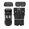 Tesla Model Y Trunk Mat Set (4-Piece, 2025+ Juniper) – Custom Fit Rear Cargo Liner with Seat-Back Protector, Front Trunk & Sub-Cargo Mats | Waterproof All-Weather TPE, Anti-Slip, Premium Accessory